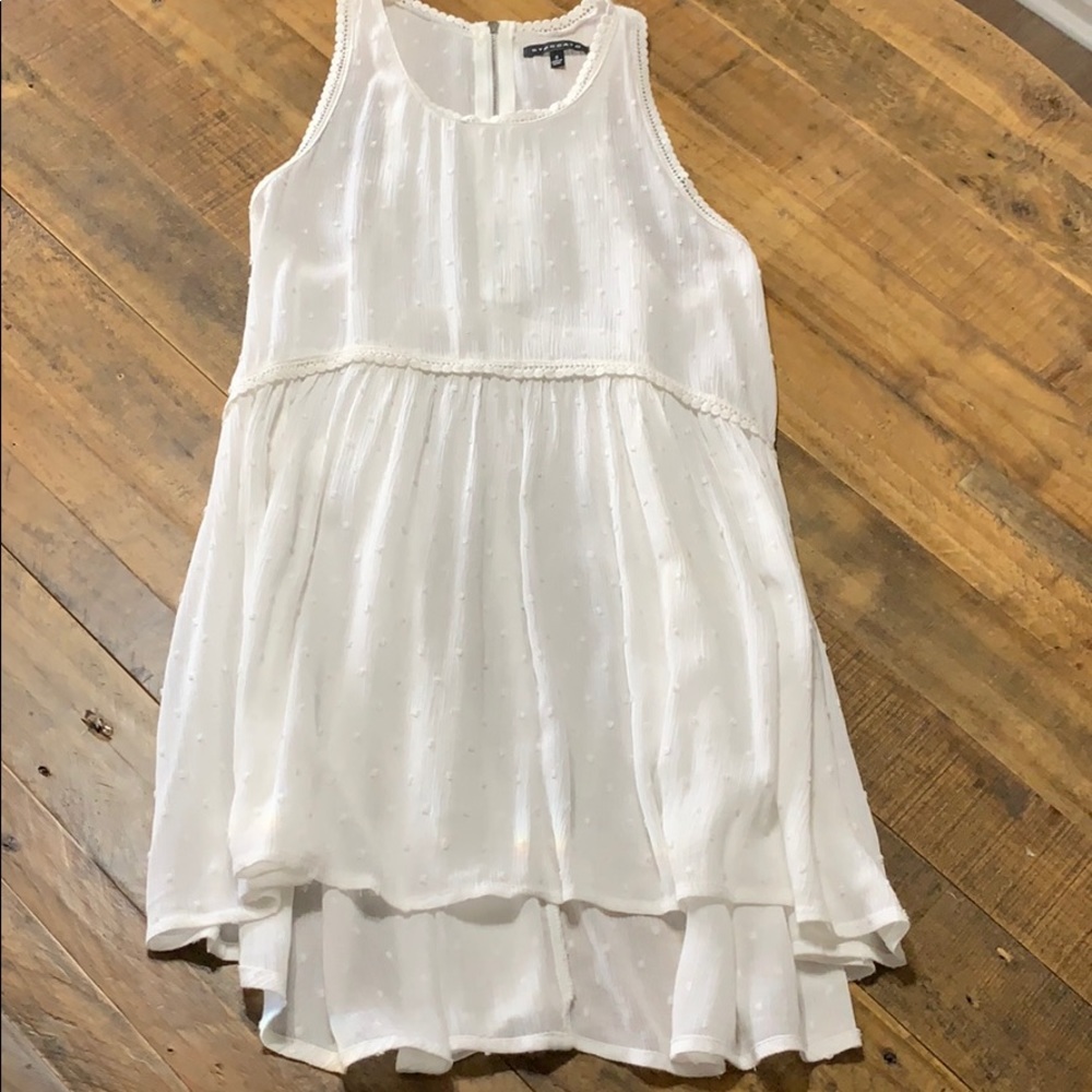 Staccato Off White Mini Dress Top Small